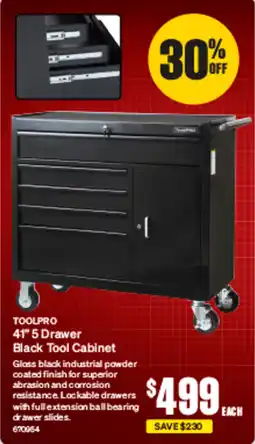 SuperCheap Auto TOOLPRO Black Tool Cabinet offer