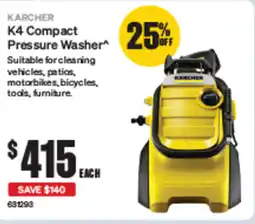 SuperCheap Auto KARCHER K4 Compact Pressure Washer offer