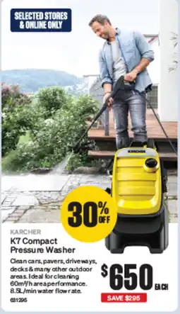 SuperCheap Auto KARCHER K7 Compact Pressure Washer offer