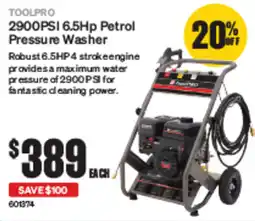SuperCheap Auto TOOLPRO Petrol Pressure Washer offer
