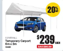 SuperCheap Auto COVERALL Temporary Carpor offer