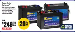 SuperCheap Auto Deep Cycle Batteries offer