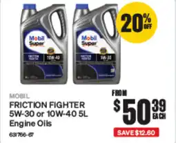 SuperCheap Auto MOBIL FRICTION FIGHTER 5W-30 or 10W-40 5L Engine Oils offer