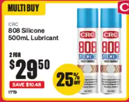 SuperCheap Auto CRC 808 Silicone 500mL Lubricant offer