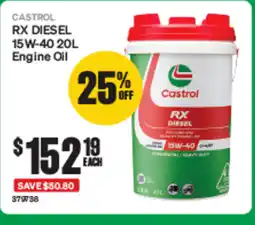 SuperCheap Auto Castrol RX DIESEL 15W-40 Engine Oil offer
