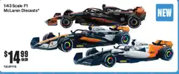 SuperCheap Auto NEW 1:43 Scale F1 McLaren Diecasts offer