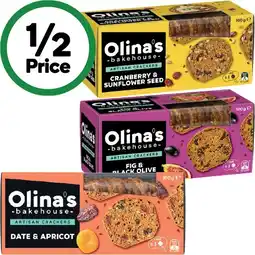 Woolworths Olina’s Bakehouse Artisan Crackers offer