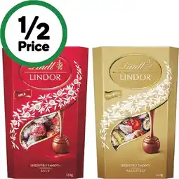 Woolworths Lindt Lindor Cornet offer