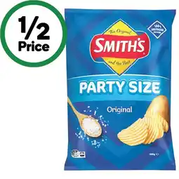 Woolworths Smiths, Doritos or Red Rock Deli Chips 290-380g offer