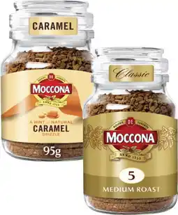 Coles Moccona Freeze Dried or Flavoured Infused Instant Coffee 95g-100g offer