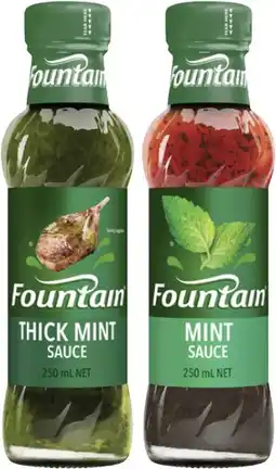 Coles Fountain Mint Sauce offer
