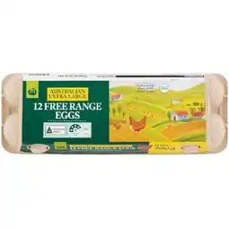 Woolworths Woolworths Extra Large Free Range Eggs offer