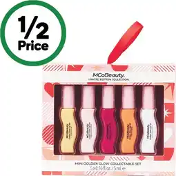 Woolworths MCoBeauty Mini Golden Glow Lip Oil offer