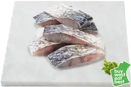 Coles Coles West Australian Fresh Barramundi Portions Skin On offer