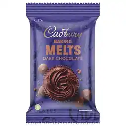 Woolworths Cadbury Chocolate Chips, Melts or Blocks 180-225g offer