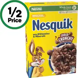 Woolworths Nestlé Nesquik Choco Crunchy Breakfast Cereal offer