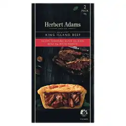 Woolworths Herbert Adams Gourmet Pies offer