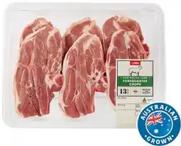 Coles Coles Australian Lamb Forequarter Chops offer