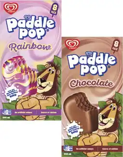 Coles Streets Paddle Pop Sticks 544mL offer