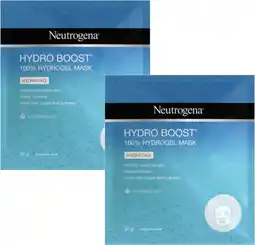 Coles Neutrogena Hydro Boost 100% Hydrogel Mask offer