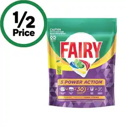 Woolworths Fairy 5 Power Action Dishwasher Tablets offer
