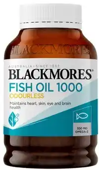 Coles Blackmores Odourless Fish Oil Capsules offer