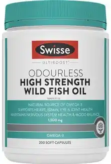 Coles Swisse Ultiboost Odourless High Strength Wild Fish Oil Capsules offer