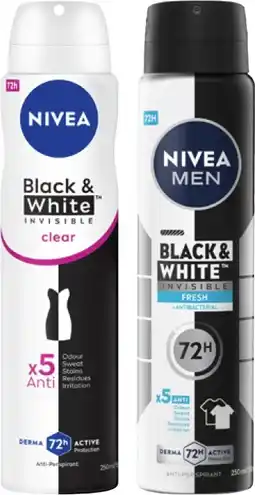 Coles Nivea Antiperspirant Aerosol Deodorant offer