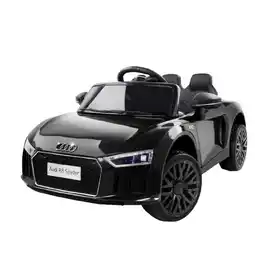 Woolworths Audi Licensed R8 Ride On Car 12V Kids Electric Toys Remote Control, Black offer