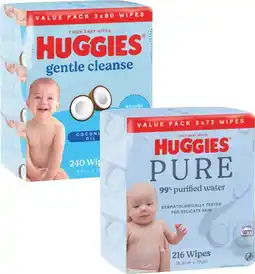 Coles Huggies Baby Wipes offer