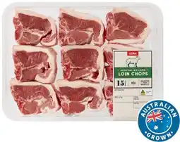 Coles Coles Australian Lamb Loin Chops offer