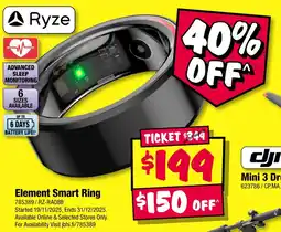 JB Hi-Fi Element Smart Ring offer