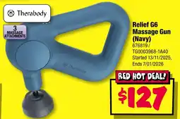 JB Hi-Fi Relief G6 Massage Gun (Navy) offer