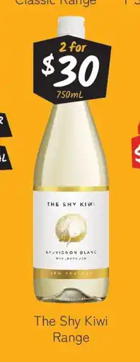Cellarbrations The shy kiwi range offer