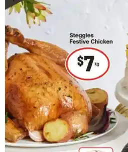 IGA Steggles Festive Chicken offer