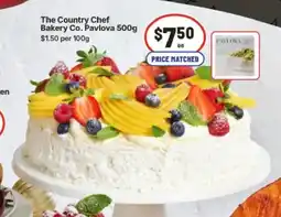 IGA The Country Chef Bakery Co. Pavlova 500g offer