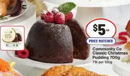 IGA Community Co Classic Christmas Pudding offer