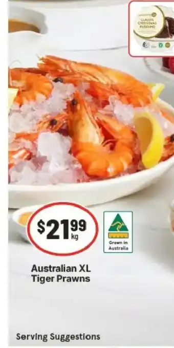 Australian xl tiger prawns