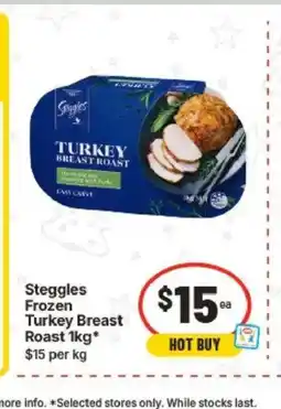 IGA Steggles Frozen Turkey Breast Roast offer
