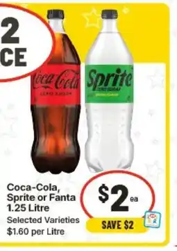 IGA Coca-cola sprite ! sprite or fanta offer