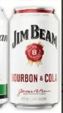 IGA Jim Beam White 4.8% Varieties offer