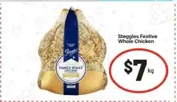 IGA Steggles Festive Whole Chicken offer