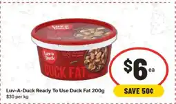 IGA Luv-A-Duck Ready To Use Duck Fat offer