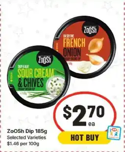 IGA ZooSh Dip Selected Varieties offer