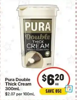 IGA Pura double thick cream offer