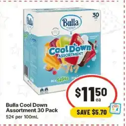 IGA Bulla Cool Down Assortment offer