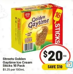 IGA Streets Golden Gaytime Ice Cream Sticks offer