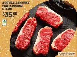 IGA Australian beef porterhouse steak offer