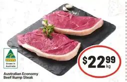 IGA Australian economy beef rump steak offer