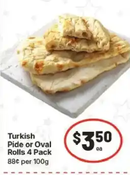 IGA Turkish Pide or Oval Rolls offer